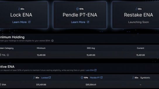 Ethena 更新代币经济学，逼着空投用户作长期 Hodler？缩略图